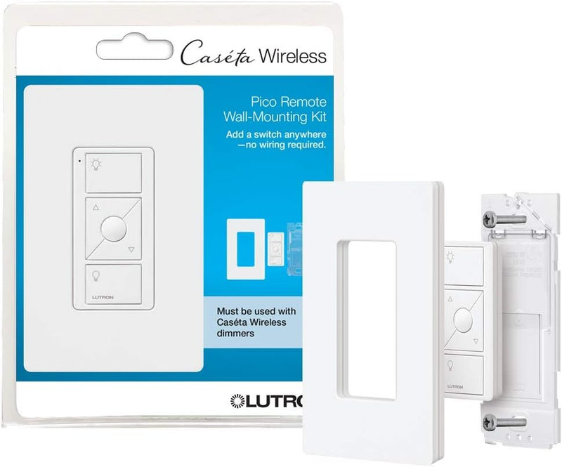 Load image into Gallery viewer, Lutron Pico Smart Remote Wall-Mounting Kit | PJ2-WALL-WH-L01 | White
