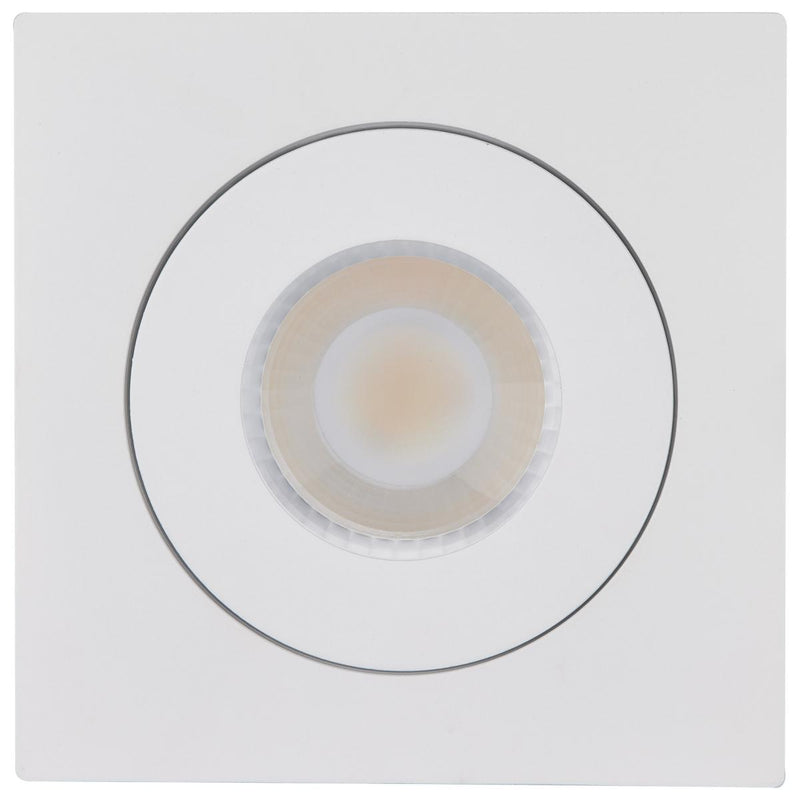 Load image into Gallery viewer, LED Direct Wire Downlight 4 Inch Square White Black9 Watt; CCT Selectable
