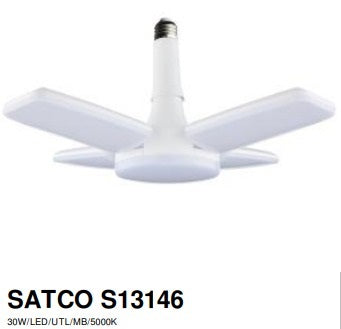 Load image into Gallery viewer, 30 Watt; LED Garage Utility Light; 5000K; Medium base; Adjustable Beam Angle
