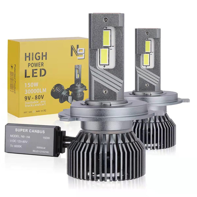 LED Headlight Bulb 12v-24v Model LED N 30000LM Model N