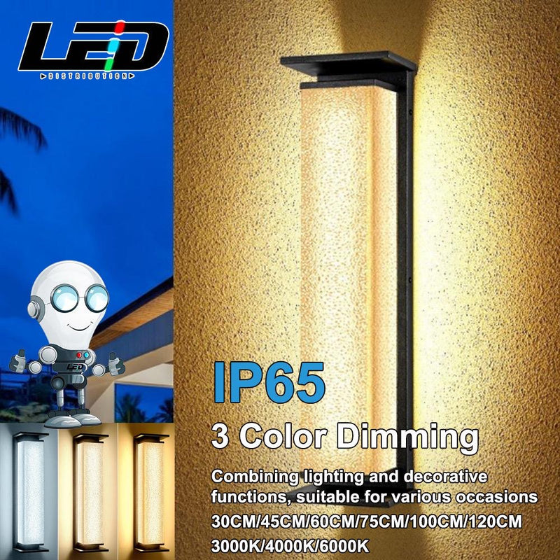 Load image into Gallery viewer, Decorative Led Solar Wall 45cm 3 CCT Outdoor IP65

