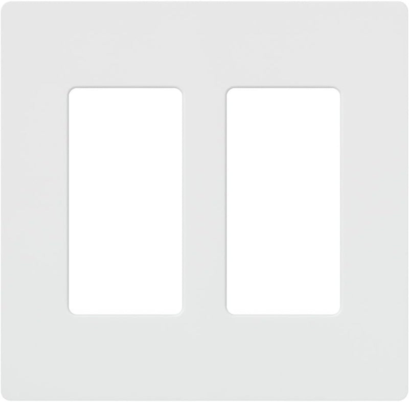 Load image into Gallery viewer, Lutron Claro 2 Gang Decorator/Rocker Wallplate, Gloss, Black (1-Pack)
