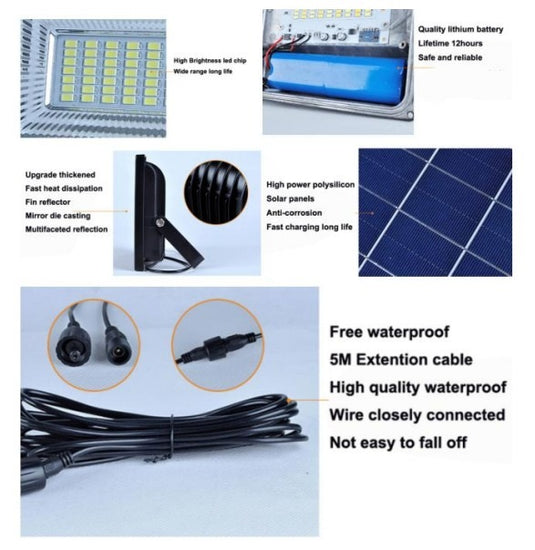 Solar Flood 20watt with Remote