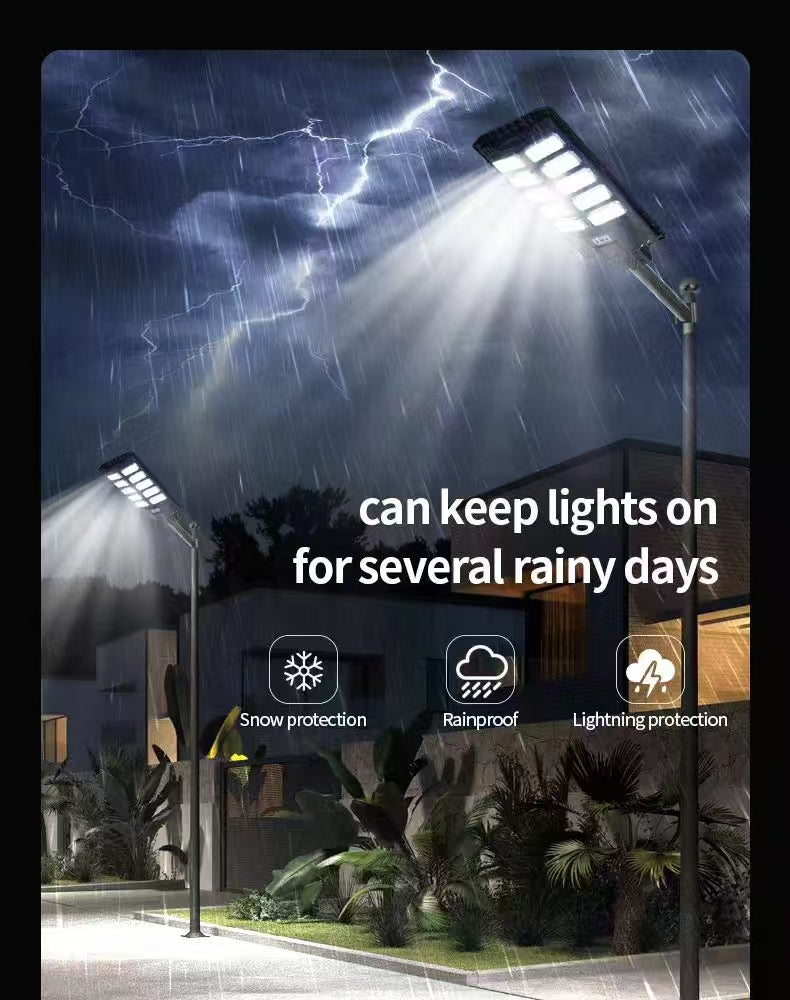 Load image into Gallery viewer, All In One 1000W Solar Street Light, PIR Sensor #Q1000
