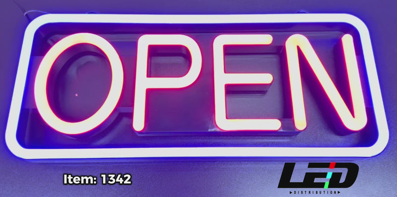 Load and play video in Gallery viewer, Ultra Bright OPEN LED Neon Sign Remote Control #1342
