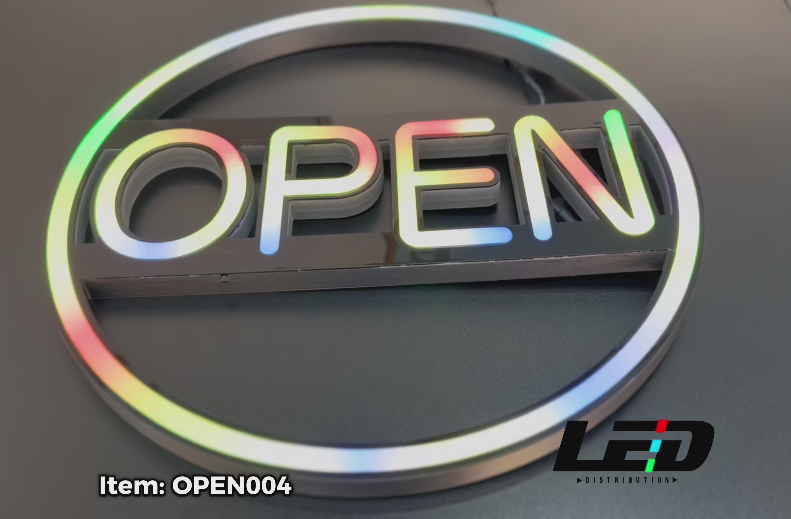 OPEN LED Ultra Bright NEON Sign #OPEN004 – LED Distribution