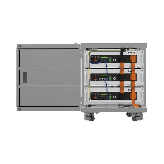 Pytes V-BOX-IC Energy Storage System cabinet for the Pytes V5 batteries