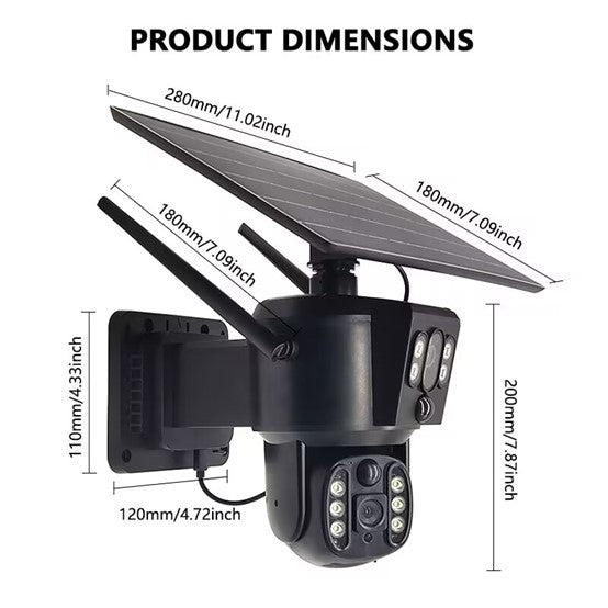 Load image into Gallery viewer, Best Solar Camera T90 WIFI Solar Camera
